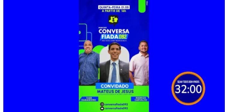 #12º Episódio – Podcast Conversa Fiada092 – Advogado e Professor de Direito Eleitoral, Mateus de Jesus