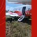 Avião de pequeno porte sai da pista durante tentativa de decolagem no interior do Amazonas
