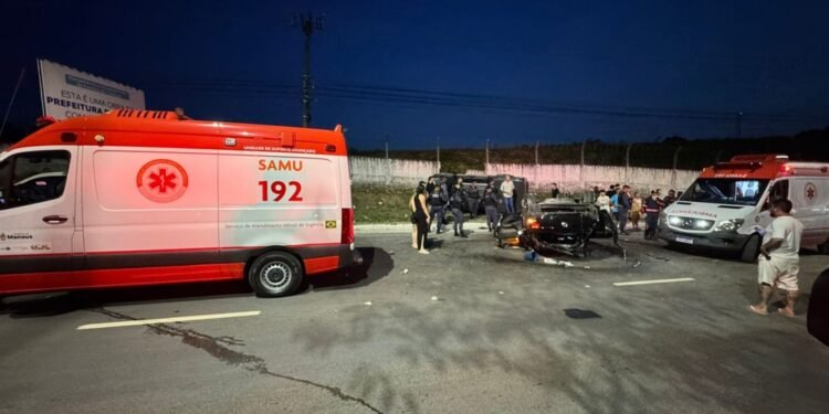 Mortes no trânsito de Manaus crescem 34% entre janeiro e abril de 2026