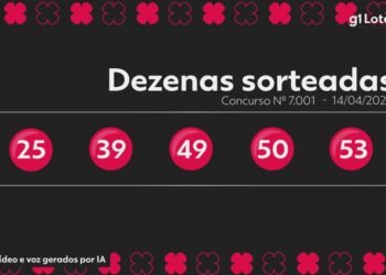Quina hoje: resultado do concurso 7001 e números sorteados