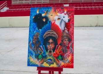 Obra ‘Parintins, a Cor da Minha Raça’ é escolhida como tela oficial do Festival Folclórico de 2026