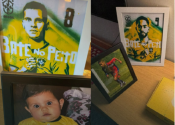 CBF personaliza quarto dos jogadores da Seleção com imagens de quando eram crianças