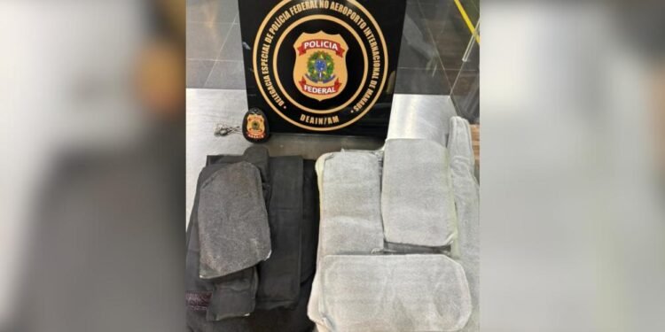Colombiano é preso no Aeroporto de Manaus com 4kg de drogas