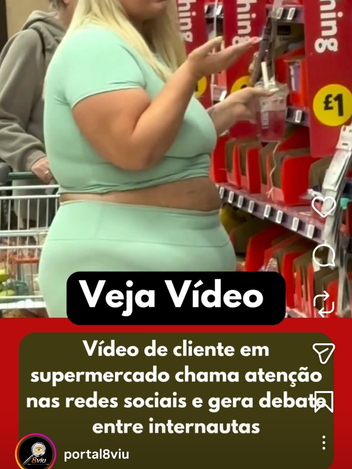 Vídeo de cliente em supermercado chama atenção nas redes sociais e gera debate entre internautas