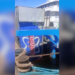 Caminhão cai durante embarque em ferry boat no porto de Manaus