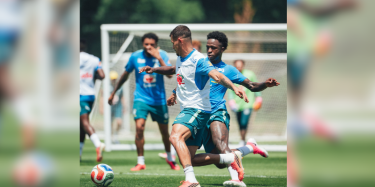 Brasil faz último treino antes de encarar Noruega pelas oitavas da Copa