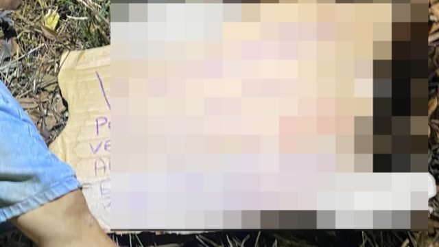 Veja o que estava escrito no suposto bilhete do CV deixado ao lado de homem em ramal de Manaus