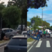 Engavetamento na Ponta Negra deixa feridos e provoca congestionamento em avenida de Manaus