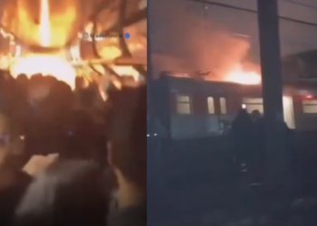 Pânico nos trilhos: trem lotado pega fogo e passageiros deixam vagões às pressas em São Paulo