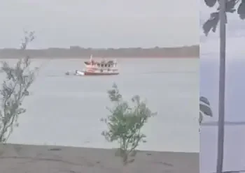 Avião de pequeno porte cai em rio no interior do Amazonas; moradores acompanham resgate