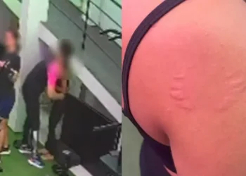 Instrutor é flagrado agarrando e mordendo aluna durante treino em academia no Recife