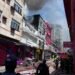INCÊNDIO ASSUSTA COMERCIANTES  E CHAMA ATENÇÃO NO CENTRO DE MANAUS