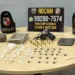 ROCAM apreende pistola e drogas durante operação no Alvorada