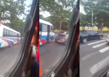 Engavetamento envolvendo cinco veículos causa congestionamento na Avenida das Flores; vídeo