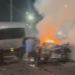 Motorista de aplicativo morre carbonizado após colisão frontal com van na Avenida do Turismo