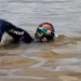 ‘Homem-Peixe’ desaparece durante travessia a nado na Baía do Marajó no Pará