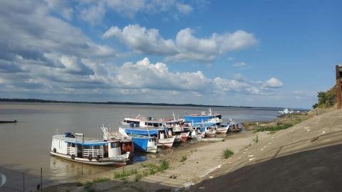 Rio Negro desce 61 centímetros em uma semana e chega a 25,86 metros em Manaus