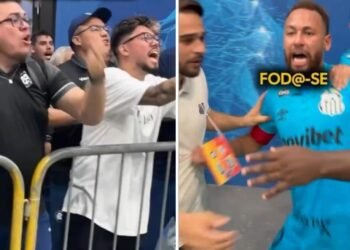 Clima explode após jogo: Neymar troca provocações com dirigentes do Remo e presidente dispara ofensas