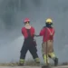 Incêndio se espalha por área de mata e assusta motoristas na Rotatória do Coroado