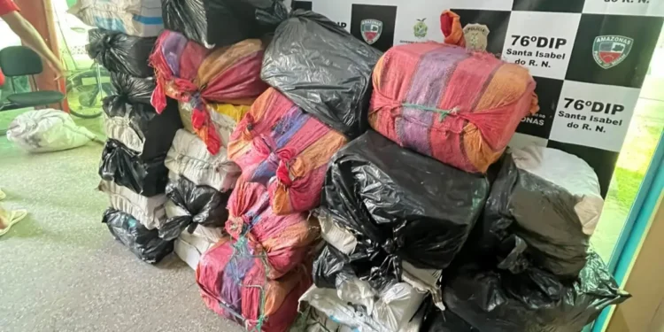 Megaoperação encontra mais de uma tonelada de maconha escondida em casa no interior do Amazonas
