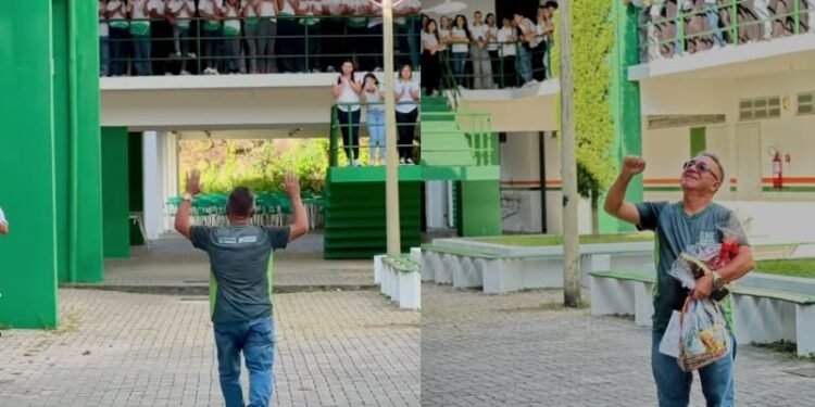 motorista é aplaudido por alunos após evitar acidente com ônibus escolar