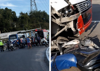 Motociclista fica gravemente ferido após colisão com ‘rota’