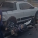 Motociclista fica ferido após colisão com carro na Avenida Brasil, em Manaus