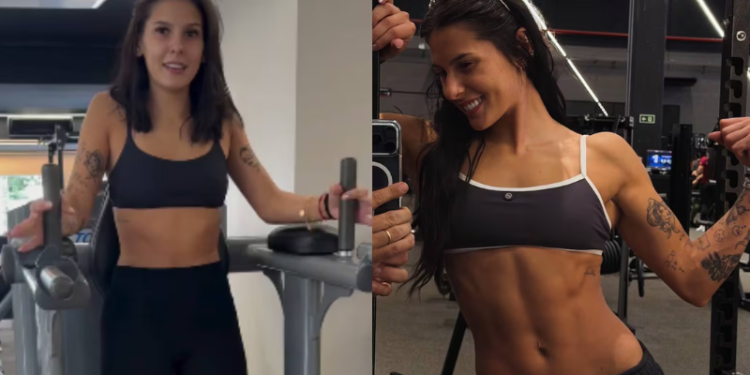 Ana Castela mostra antes e depois após mais de um ano de treino: “Magrelinha”