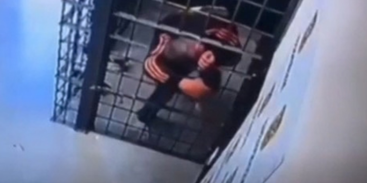 Preso por violência doméstica surpreende policiais e escapa de cela por vão entre grades