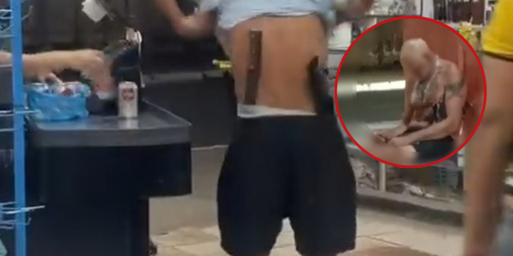Homem é detido com duas armas brancas após ataque no Centro de Presidente Figueiredo