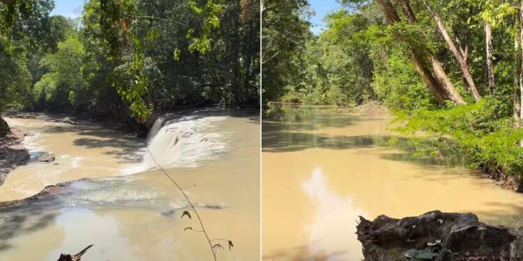 Água do Rio Urubu fica turva e Cachoeira Natal é fechada em Presidente Figueiredo