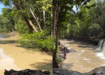 Praia artificial é apontada como causa de água barrenta no Rio Urubu