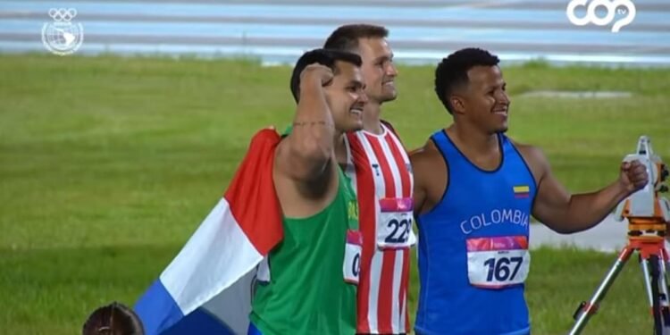 Pedro Nunes é vice-campeão sul-americano no lançamento de dardo