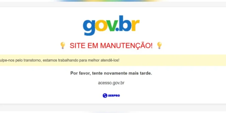 Usuários relatam instabilidade no gov.br nesta segunda (28/9)