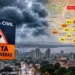 Defesa Civil alerta para chuvas severas em Manaus; mapa aponta poluição do ar em diferentes zonas