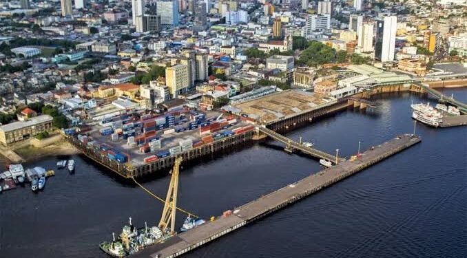 Novo Porto da Manaus Moderna começa a ganhar forma com investimento de quase R$ 1 bilhão