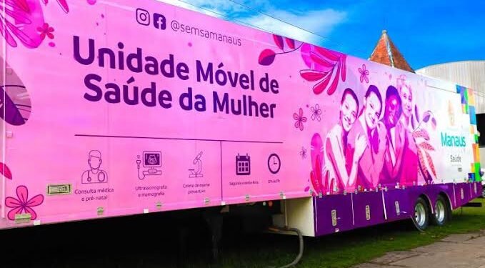 Carreta da Mulher amplia acesso a consultas e exames gratuitos em Manaus durante o Outubro Rosa