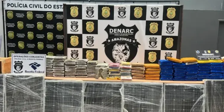 Carga de maconha avaliada em R$ 3 milhões é apreendida em Manaus