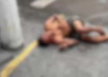 Suspeito de assaltos tenta se esconder debaixo de carro, mas é capturado e agredido na Betânia