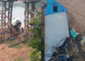 Caminhão despenca de ponte de mais de 20 metros na AM-174