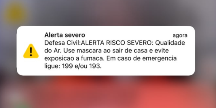 Fumaça coloca Manaus em alerta severo e autoridades recomendam proteção respiratória