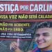 Caso Carlos André: famílias cobram justiça em frente a fórum