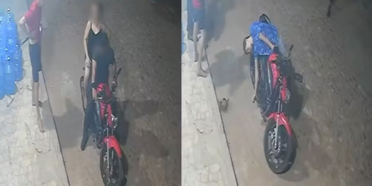Suspeito de assalto leva pedrada na cabeça e desmaia durante ação