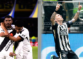 Vasco e Atlético-MG ficam a um passo de recolocar o Brasil no topo da Sul-Americana
