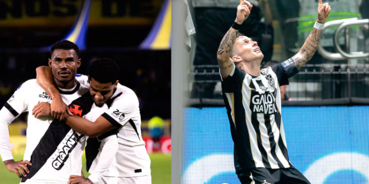 Vasco e Atlético-MG ficam a um passo de recolocar o Brasil no topo da Sul-Americana