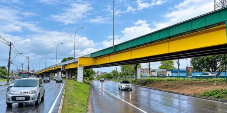 Viaduto interditado em Manaus: veja os horários do bloqueio e desvio